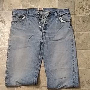 Men's Levi 501 jeans.